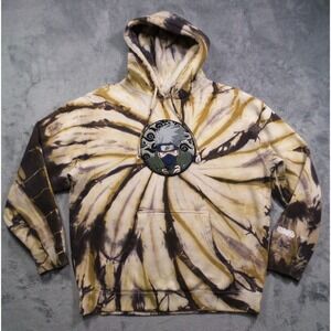 Hypland Naruto Sweatshirt Mens Size Large Tie Dye Kakashi Hatake Hooded Pullover